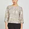 Online Bruuns Bazaar Abutilon Ignara blouse - Zilverbeige