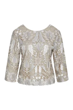 Online Bruuns Bazaar Abutilon Ignara blouse - Zilverbeige