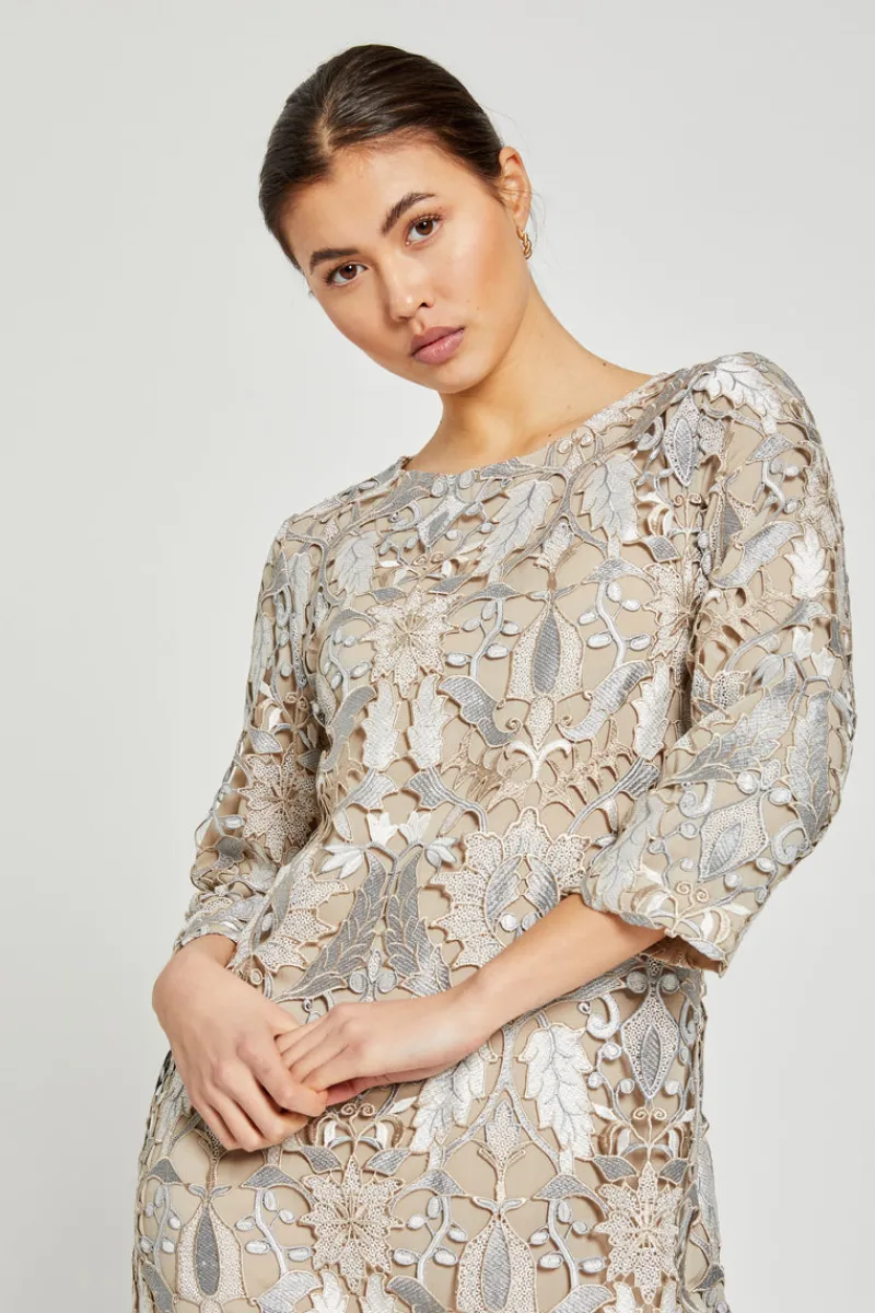 Best Bruuns Bazaar AbutilonBBKata dress - Silver Beige