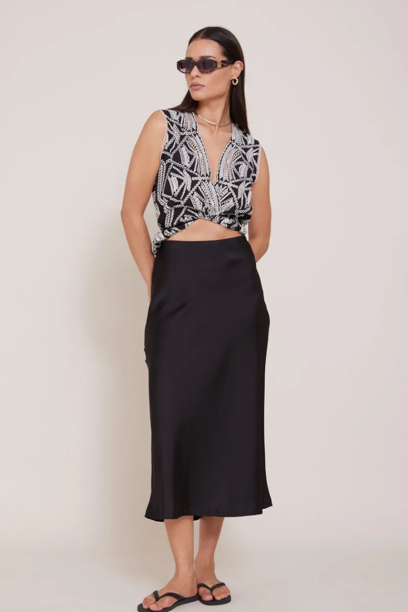 Best Bruuns Bazaar Acacia Joane rok - Zwart