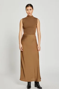 Outlet Bruuns Bazaar Acacia Joanelle rok - Rubber