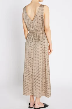 Online Bruuns Bazaar AcaciaBBKarola dress - Oxford Tan dot print