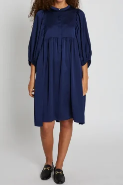 Clearance Bruuns Bazaar AcaciaBBSarina dress - Medieval Blue