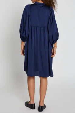 Clearance Bruuns Bazaar AcaciaBBSarina dress - Medieval Blue