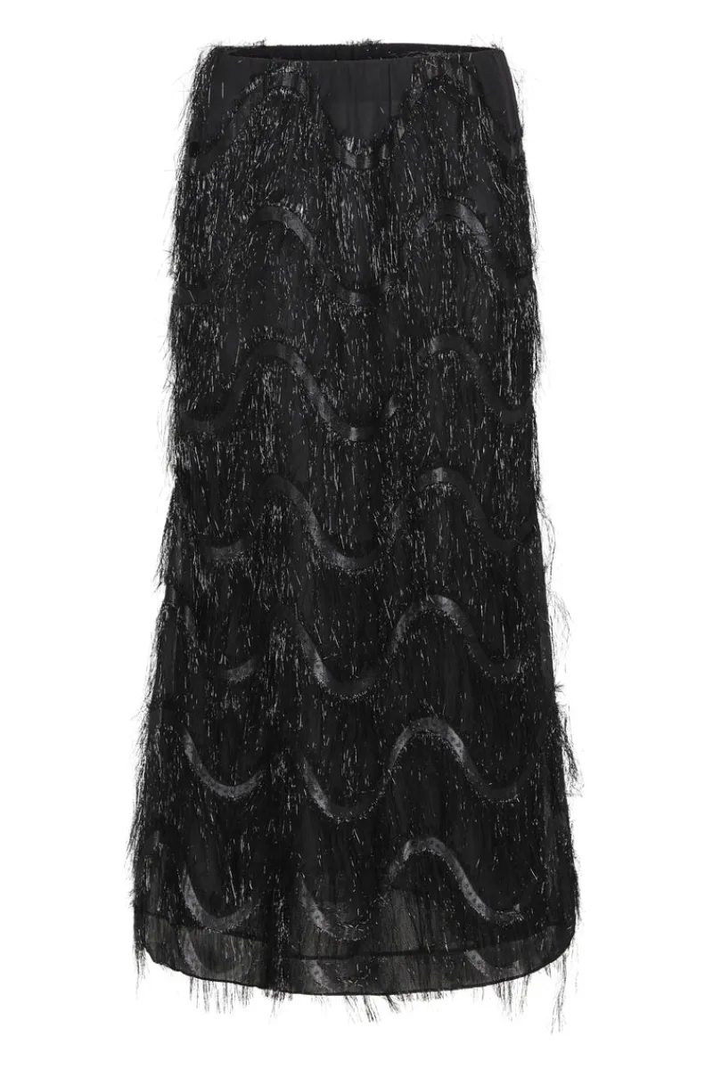 Discount Bruuns Bazaar AcanthaBBAjwa skirt - Black