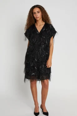 Hot Bruuns Bazaar AcanthaBBNellat jurk - Zwart
