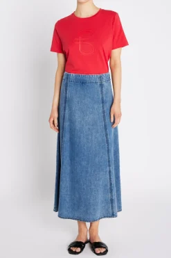 Sale Bruuns Bazaar AlnusBBRuba tee - Cherry Red