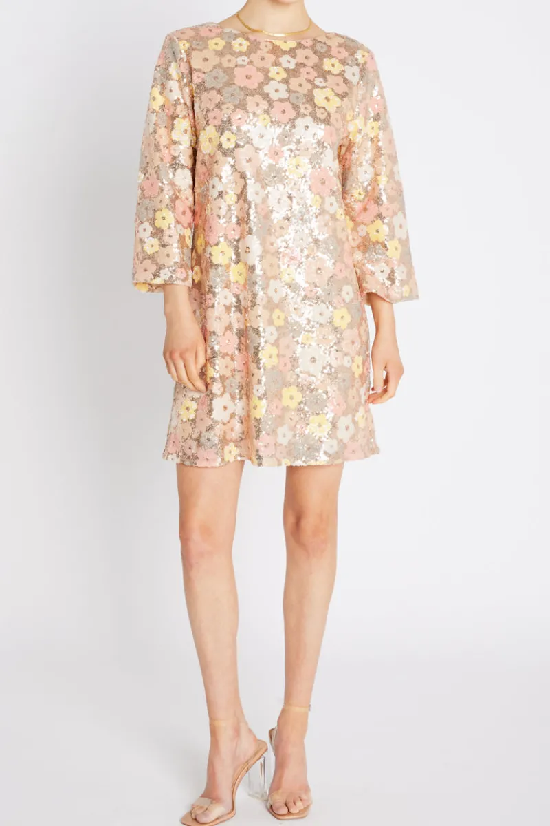 Fashion Bruuns Bazaar AlternifoliusBBKeiran dress - Multi Flower sequins