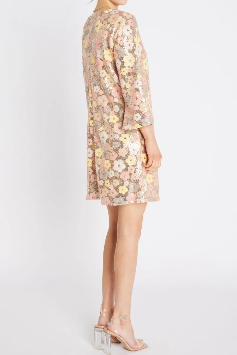Fashion Bruuns Bazaar AlternifoliusBBKeiran dress - Multi Flower sequins
