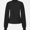 Hot Bruuns Bazaar AmaBBSilke blouse - Zwart
