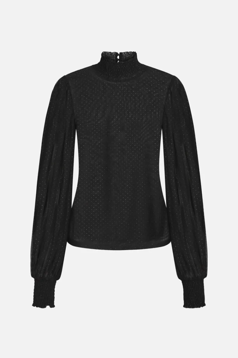Hot Bruuns Bazaar AmaBBSilke blouse - Zwart