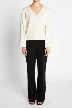 Online Bruuns Bazaar AnemoneBBCarlinas cardigan - White Cream melange