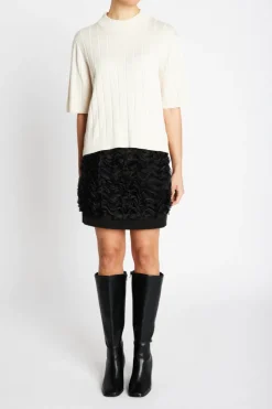 Fashion Bruuns Bazaar AnemoneBBGlady knit - White Cream melange