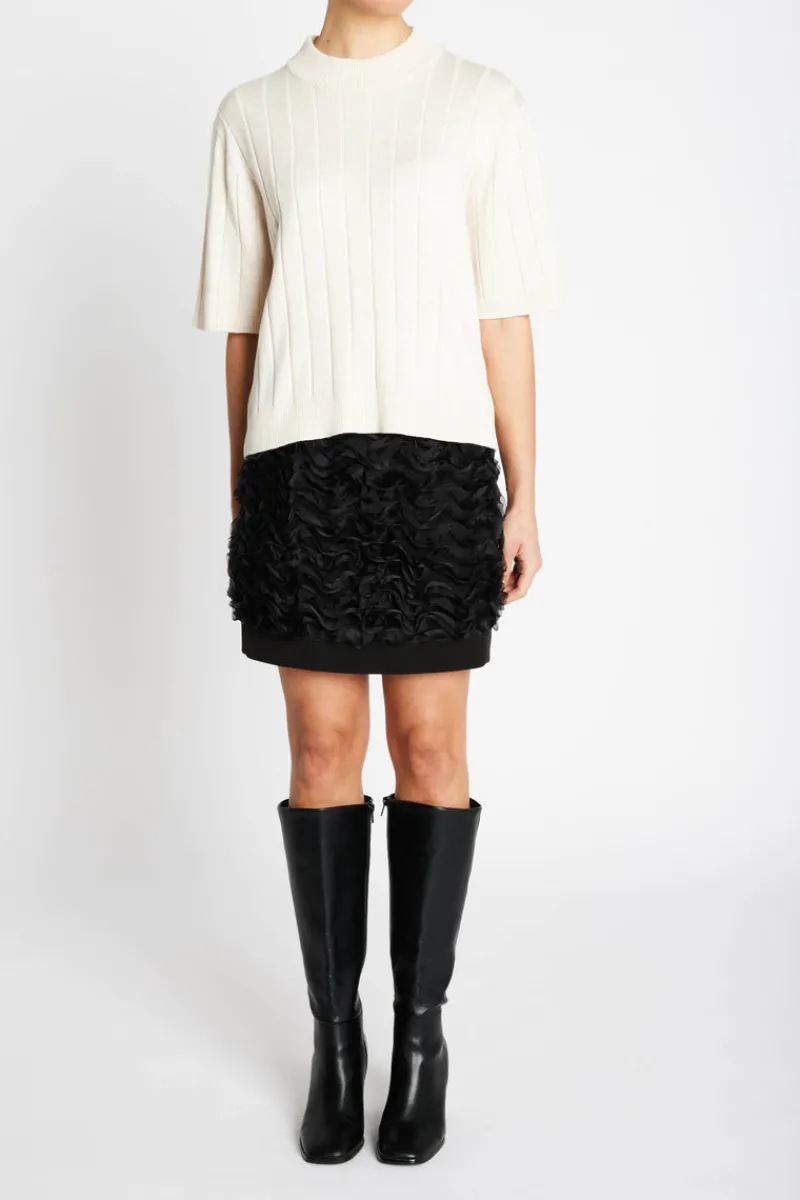 Fashion Bruuns Bazaar AnemoneBBGlady knit - White Cream melange