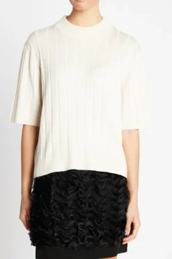 Fashion Bruuns Bazaar AnemoneBBGlady knit - White Cream melange