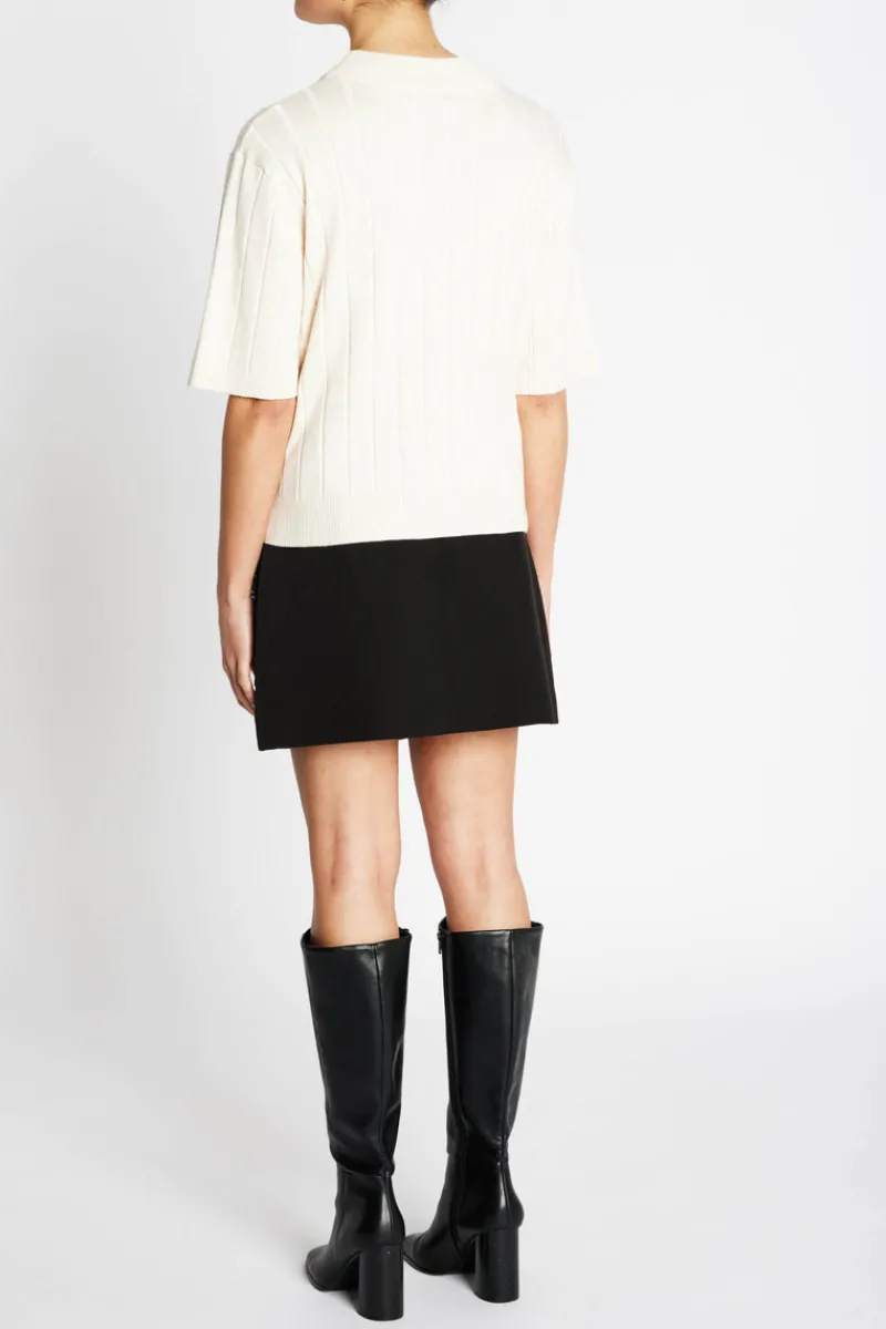 Fashion Bruuns Bazaar AnemoneBBGlady knit - White Cream melange