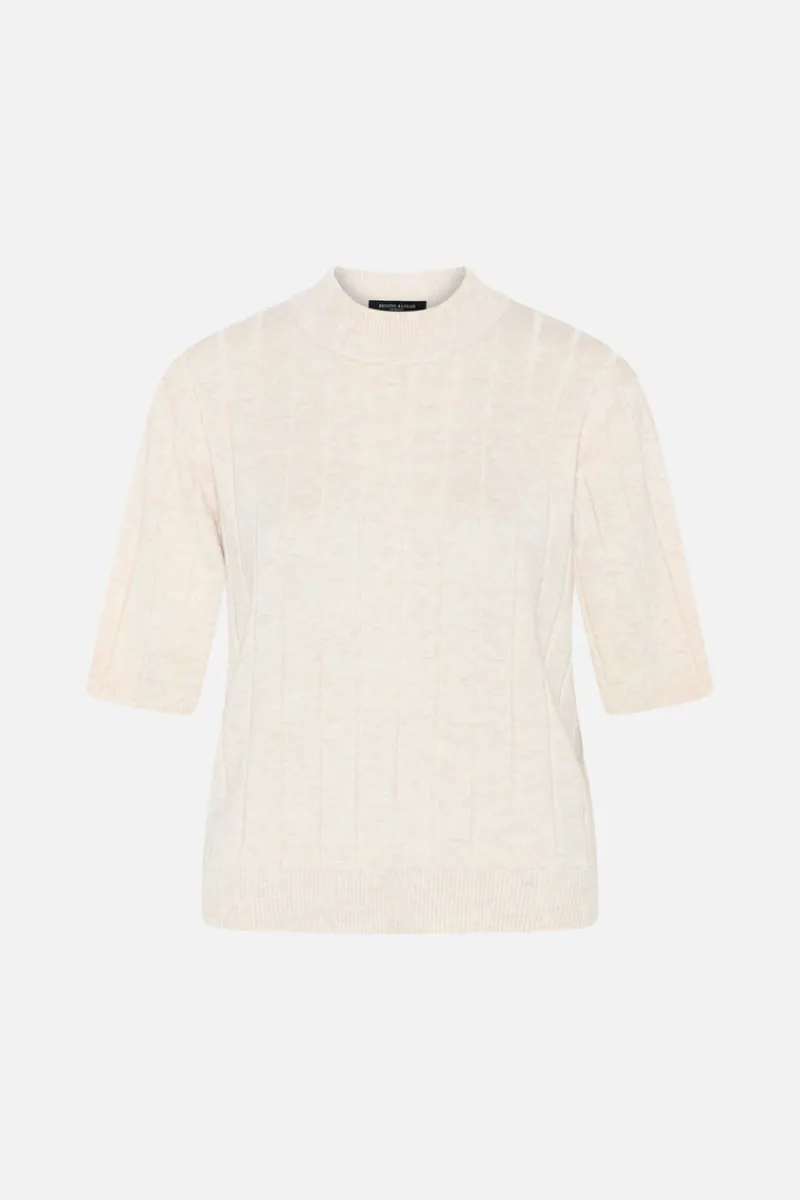 Fashion Bruuns Bazaar AnemoneBBGlady knit - White Cream melange