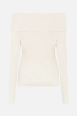 Online Bruuns Bazaar AnemoneBBTonna knit - White Cream melange