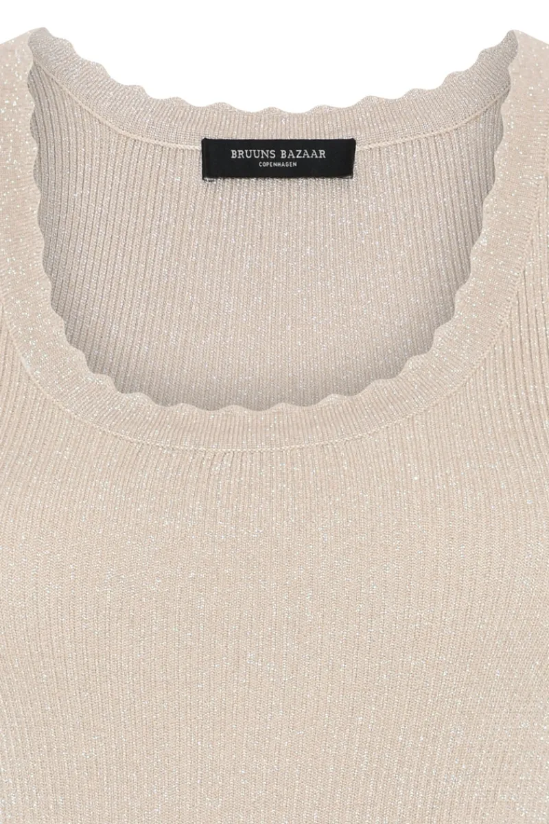 Hot Bruuns Bazaar AnemonesBBWela knit top - Sand with lurex