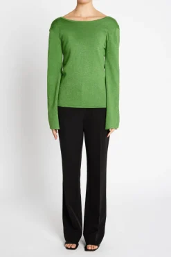 Outlet Bruuns Bazaar AnemonesBBYasmin knit - Fresh Green with lurex