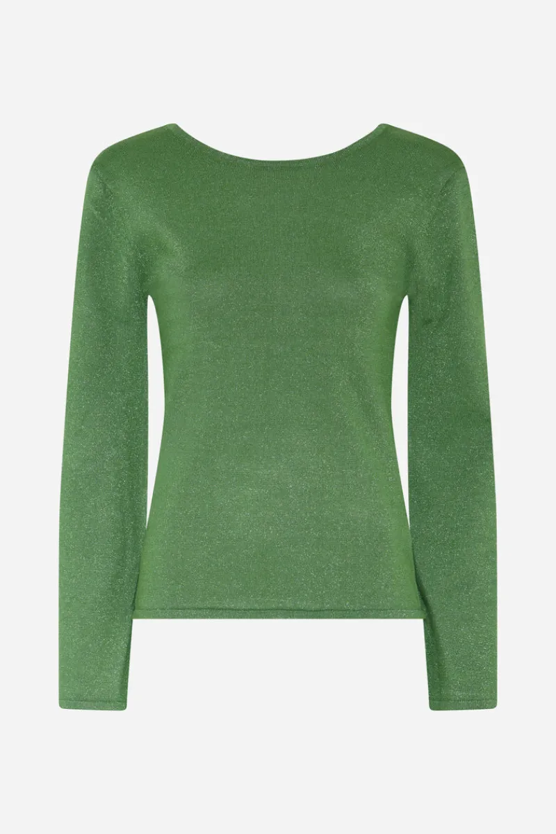 Outlet Bruuns Bazaar AnemonesBBYasmin knit - Fresh Green with lurex