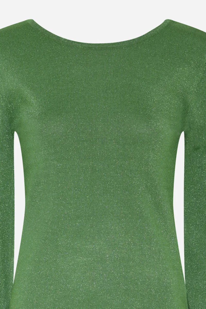 Outlet Bruuns Bazaar AnemonesBBYasmin knit - Fresh Green with lurex