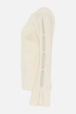 Clearance Bruuns Bazaar AnemonesBBYasmin knit - White Cream / White lurex