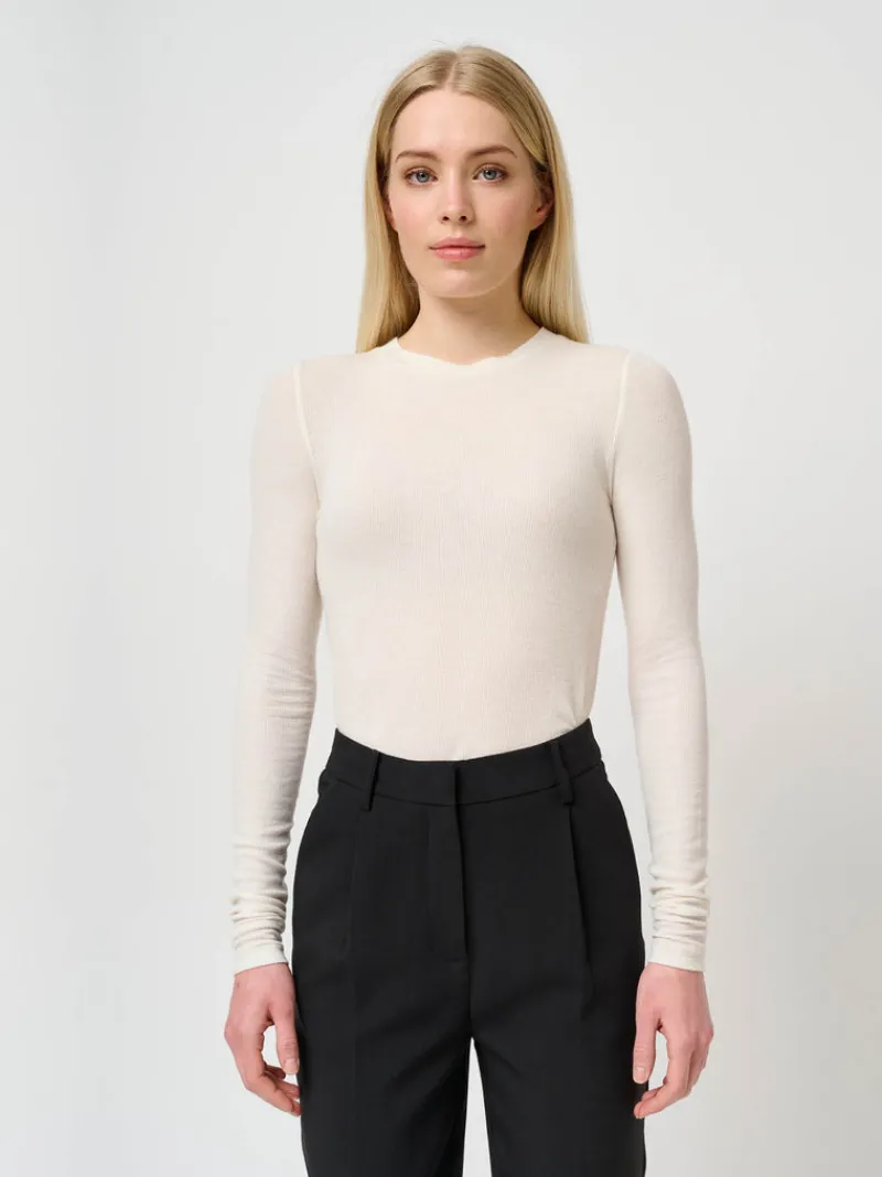 Hot Bruuns Bazaar AngelaBB LS T-shirt - Sneeuwwitje