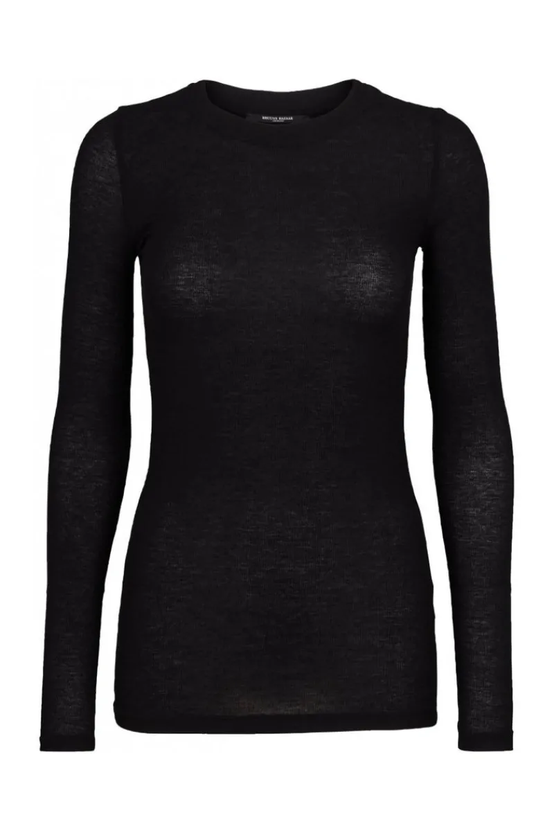 Hot Bruuns Bazaar AngelaBB LS T-shirt - Zwart