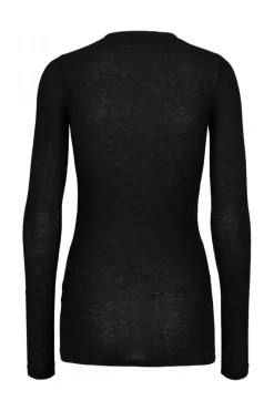 Hot Bruuns Bazaar AngelaBB LS T-shirt - Zwart