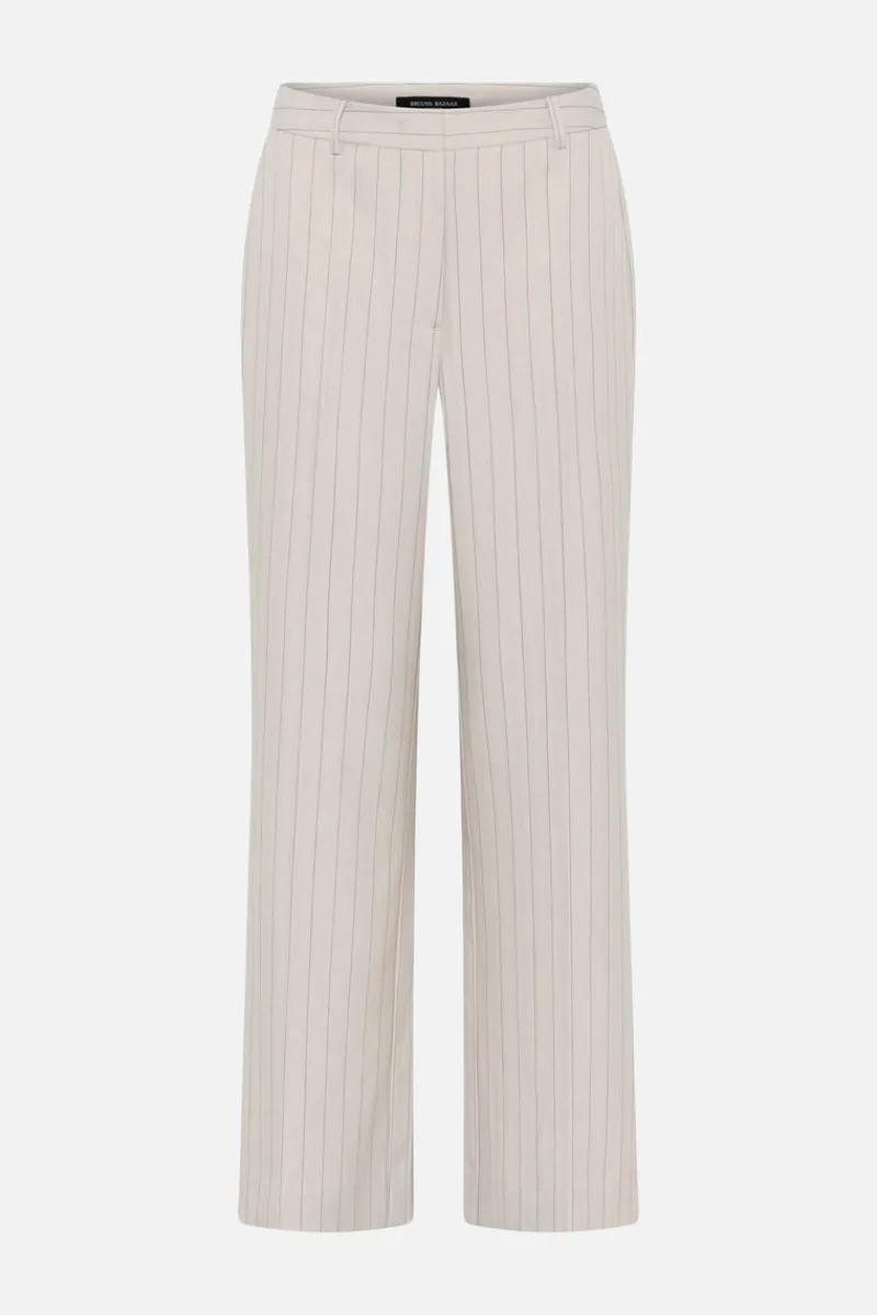 Fashion Bruuns Bazaar ApricotBBEleza pants - Light Grey stripes
