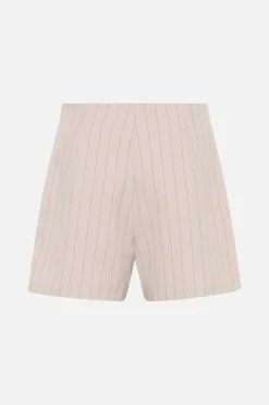 Best Bruuns Bazaar ApricotBBErica skirt shorts - Light Grey stripes