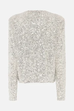 Clearance Bruuns Bazaar AraluBBCasi blouse - Beige/Silver
