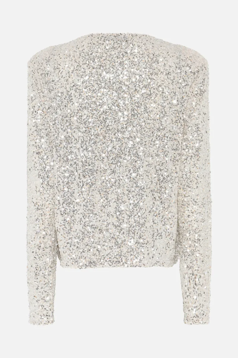 Clearance Bruuns Bazaar AraluBBCasi blouse - Beige/Silver