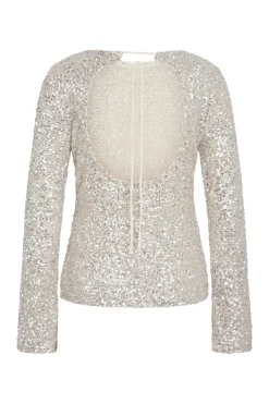Online Bruuns Bazaar AraluBBEllias blouse - Beige/Zilver