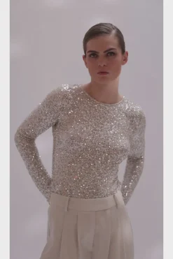 Online Bruuns Bazaar AraluBBEllias blouse - Beige/Zilver
