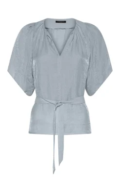 Fashion Bruuns Bazaar ArecaBBChanta blouse - Light Dusty blue