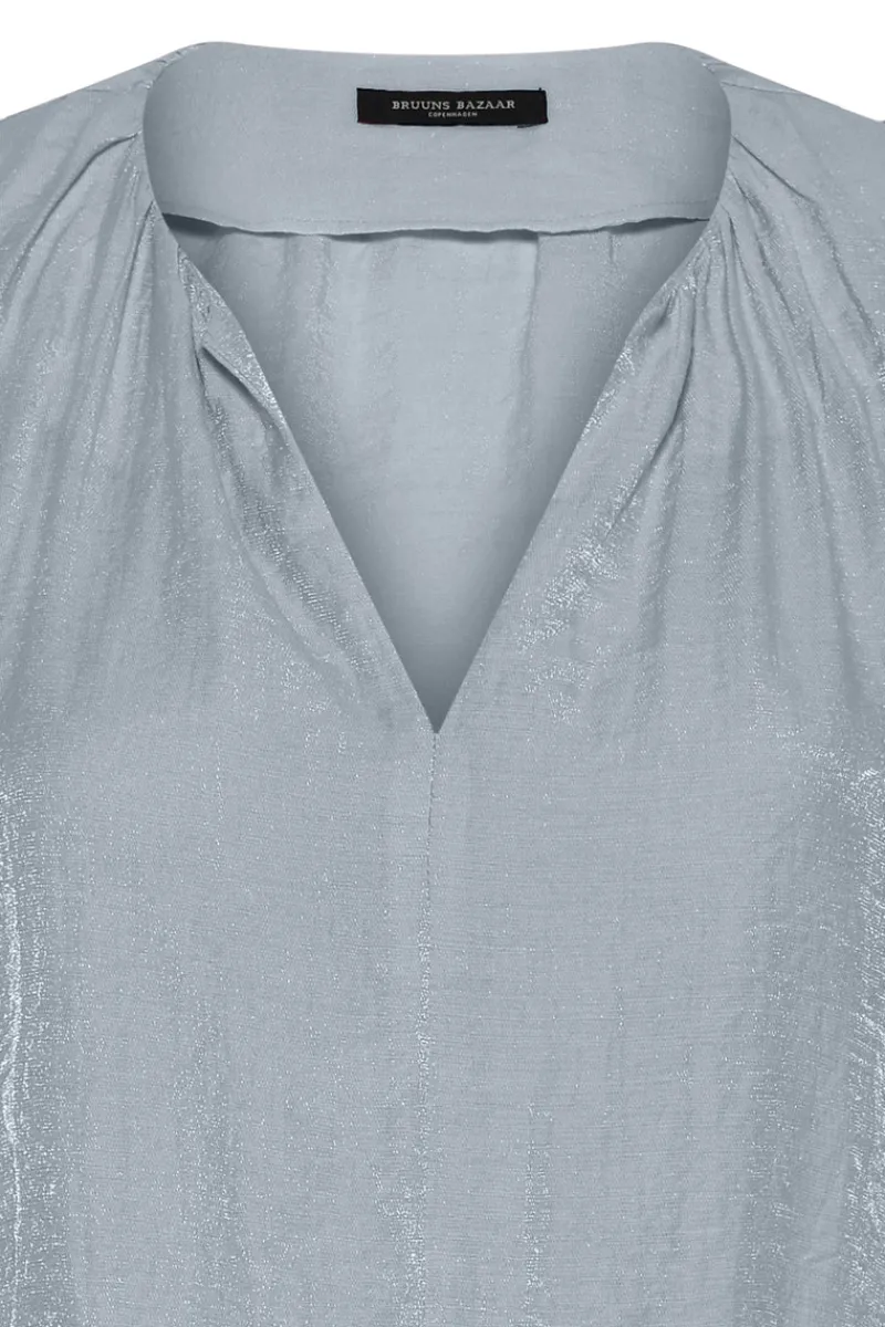 Fashion Bruuns Bazaar ArecaBBChanta blouse - Light Dusty blue