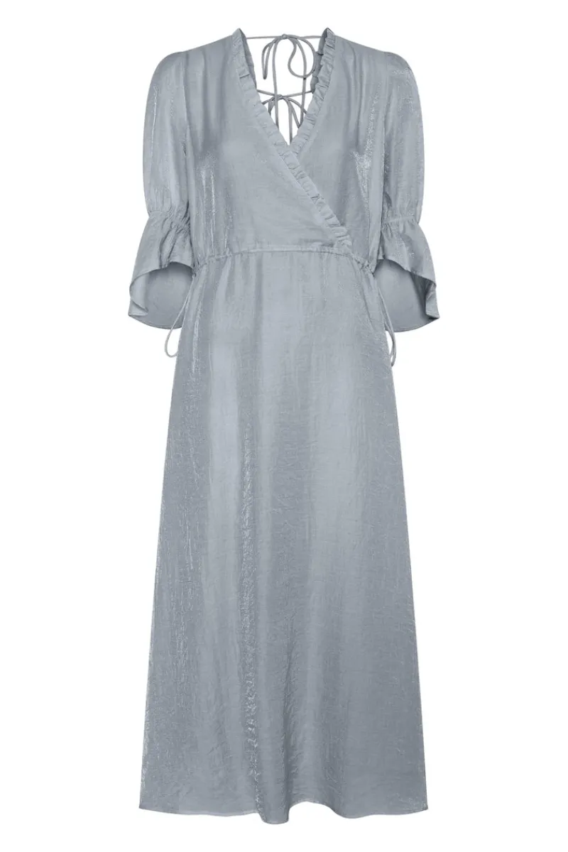 Sale Bruuns Bazaar ArecaBBLusiel dress - Light Dusty blue