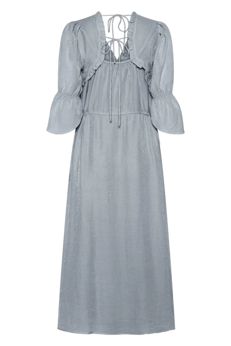 Sale Bruuns Bazaar ArecaBBLusiel dress - Light Dusty blue