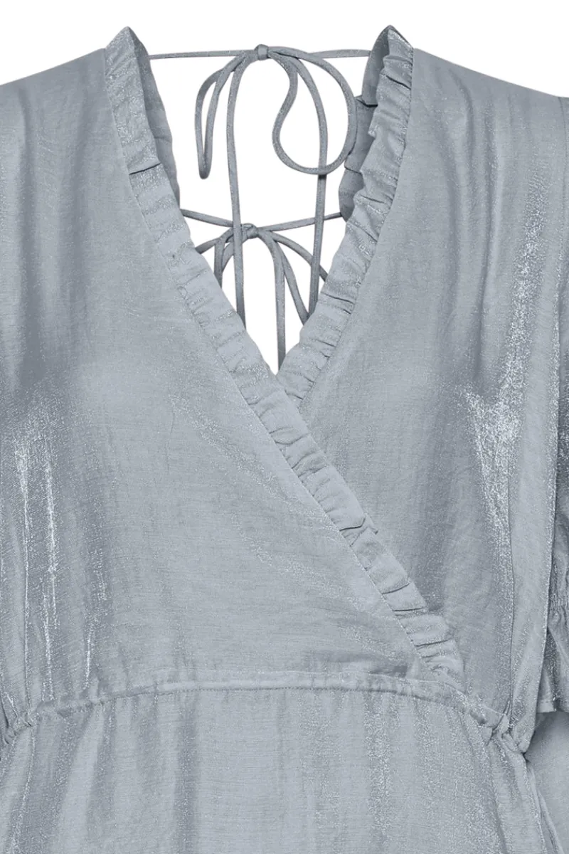 Sale Bruuns Bazaar ArecaBBLusiel dress - Light Dusty blue