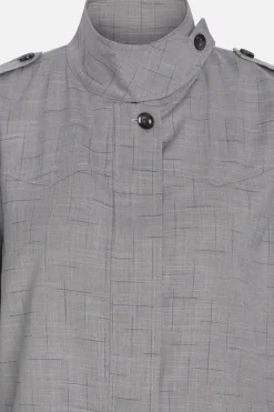 Hot Bruuns Bazaar BayBBGinea jacket - Grey Check