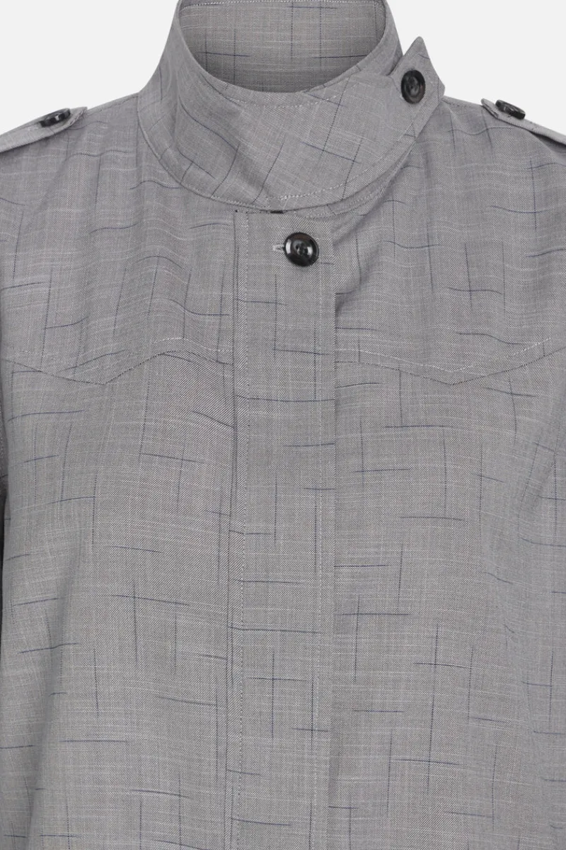 Hot Bruuns Bazaar BayBBGinea jacket - Grey Check