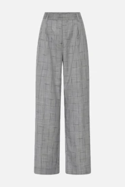 Outlet Bruuns Bazaar BayBBRicu pants - Grey Check