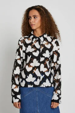Sale Bruuns Bazaar BellflowerBBFeruze shirt - Black/White