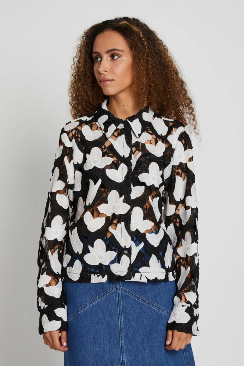 Sale Bruuns Bazaar BellflowerBBFeruze shirt - Black/White