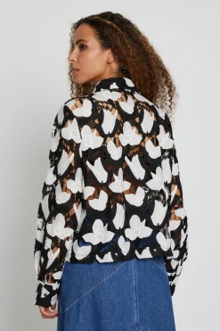 Sale Bruuns Bazaar BellflowerBBFeruze shirt - Black/White