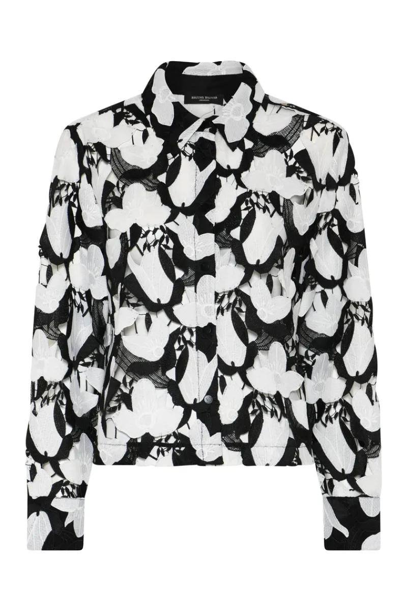 Sale Bruuns Bazaar BellflowerBBFeruze shirt - Black/White