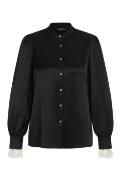 New Bruuns Bazaar BerriesBBDura overhemd - Zwart