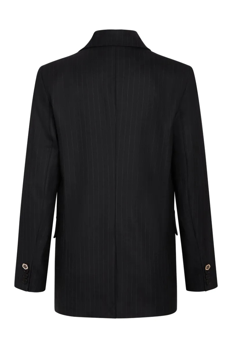 Sale Bruuns Bazaar BillBBFrida blazer - Zwarte krijtstreep